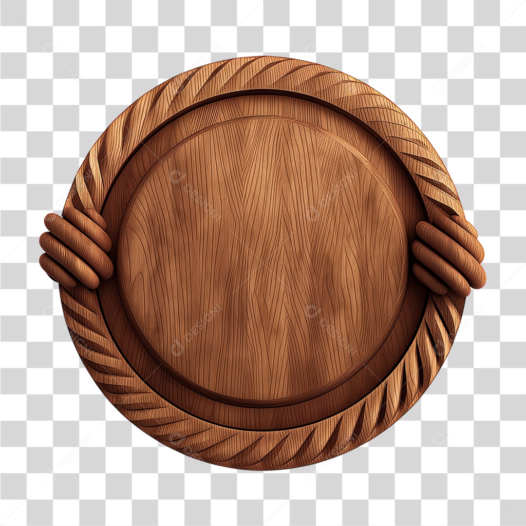 Placa de Madeira PNG Transparente