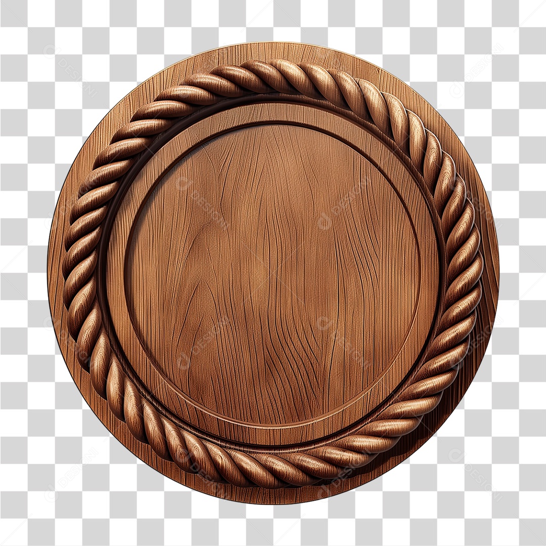 Placa de Madeira PNG Transparente