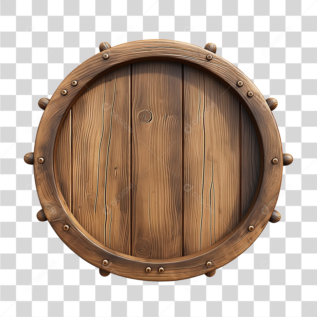 Placa de Madeira PNG Transparente