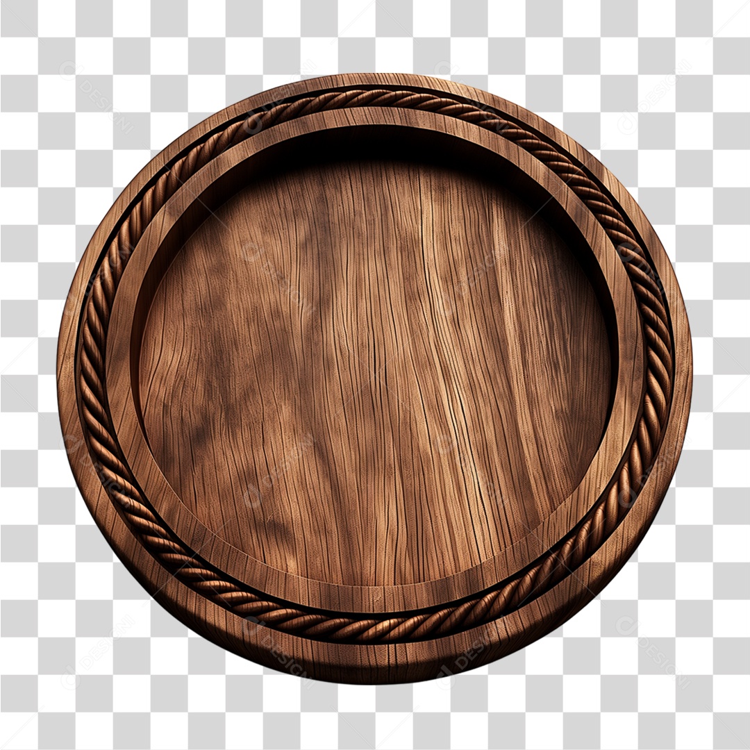 Placa de Madeira PNG Transparente