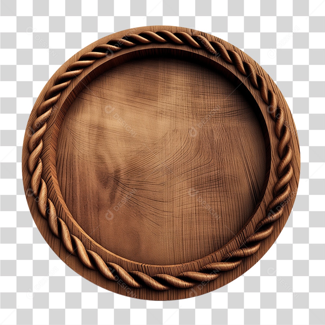 Placa de Madeira PNG Transparente