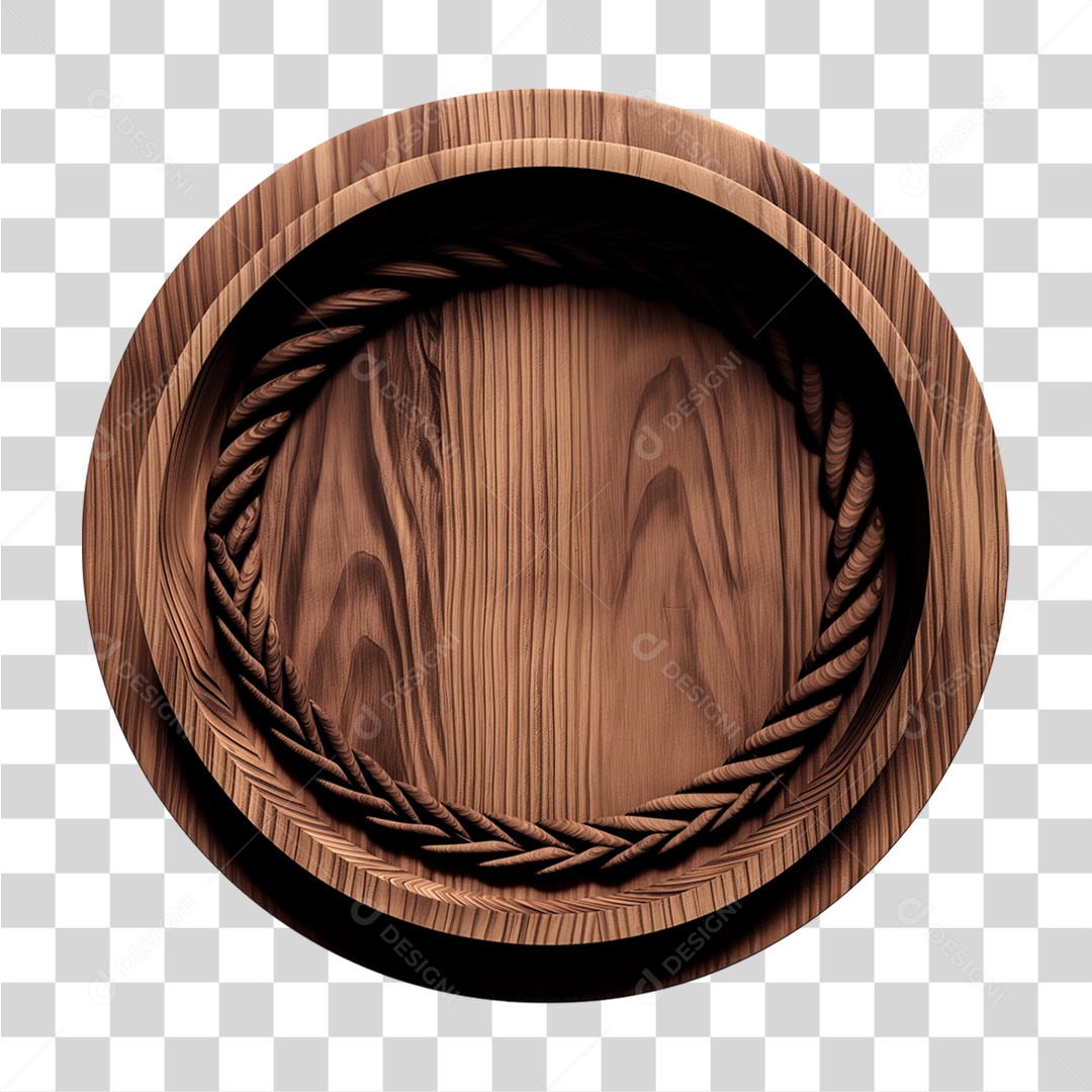 Placa de Madeira PNG Transparente