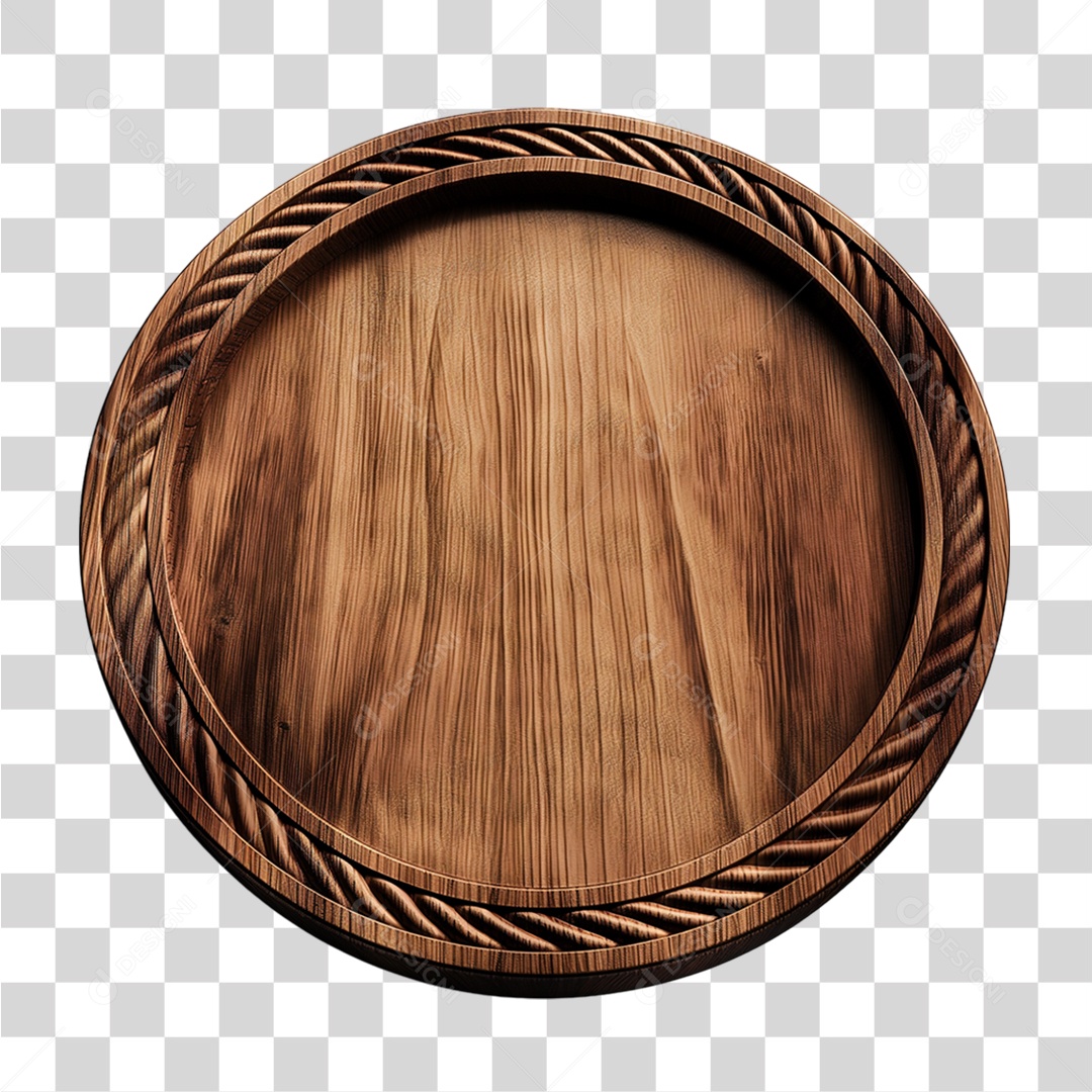 Placa de Madeira PNG Transparente