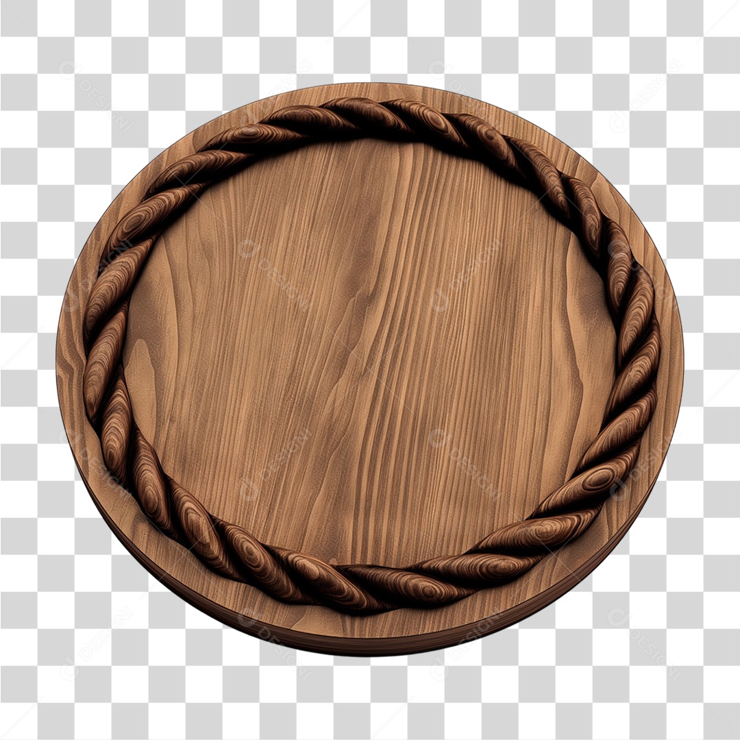 Placa de Madeira PNG Transparente