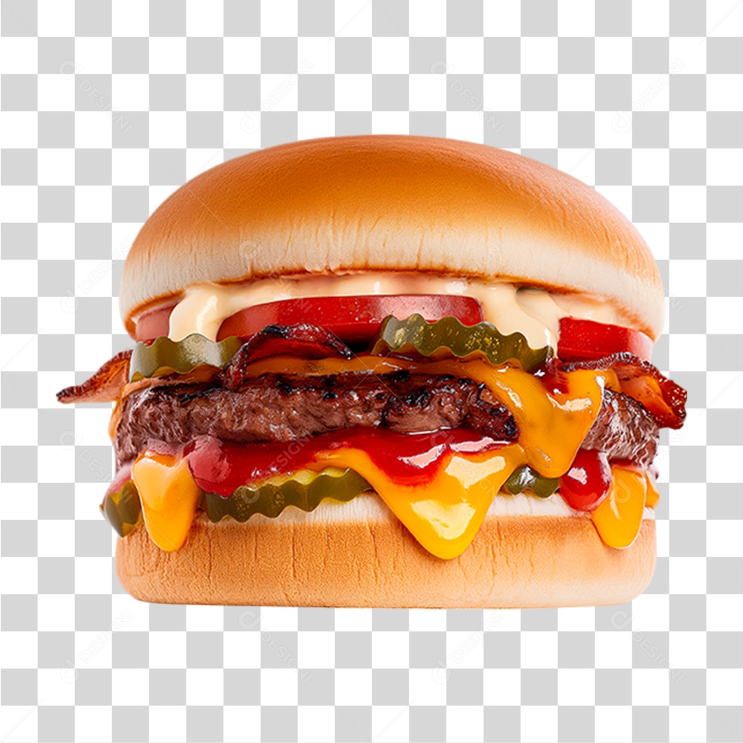 Hambúrguer Lanche Sanduiche PNG Transparente
