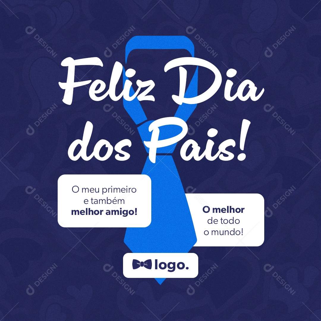 Dia Dos Pais 11 de Agosto Social Media PSD Editável
