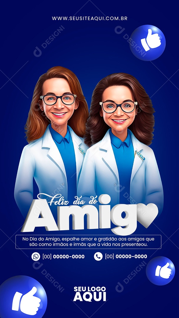 Story Friends Day Social Media PSD Editable