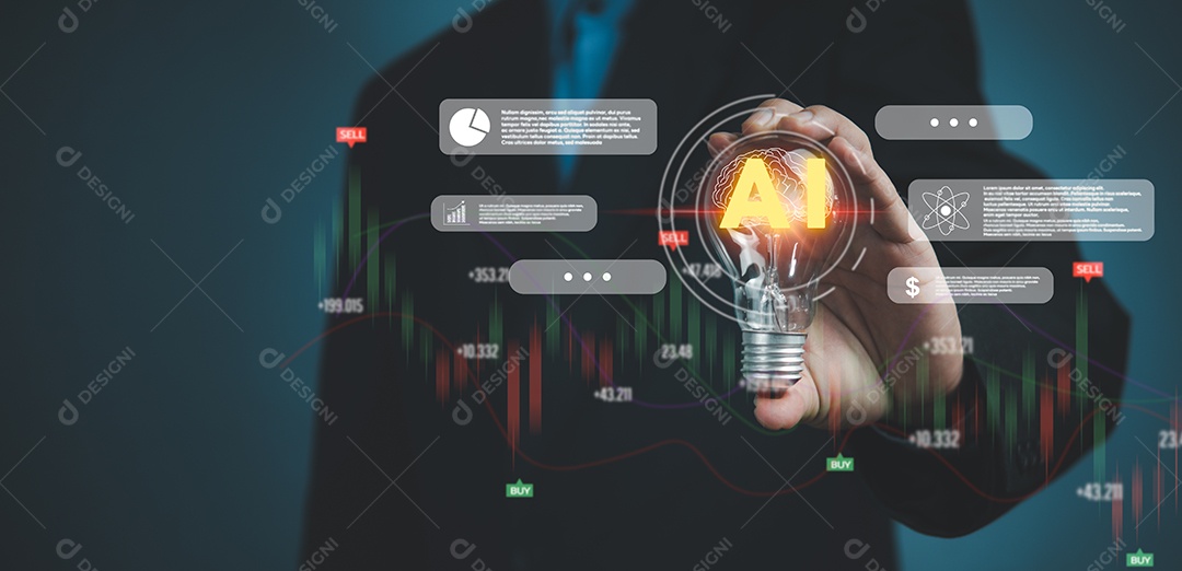 Jovem empresário em seu escritório