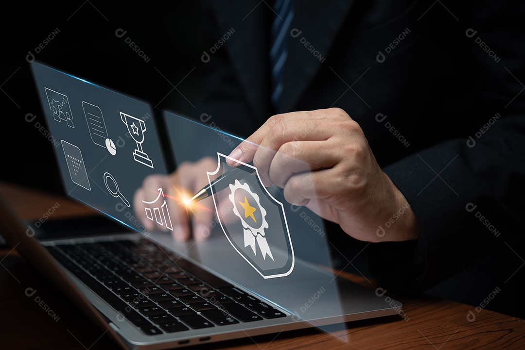 Empresário em um escritório