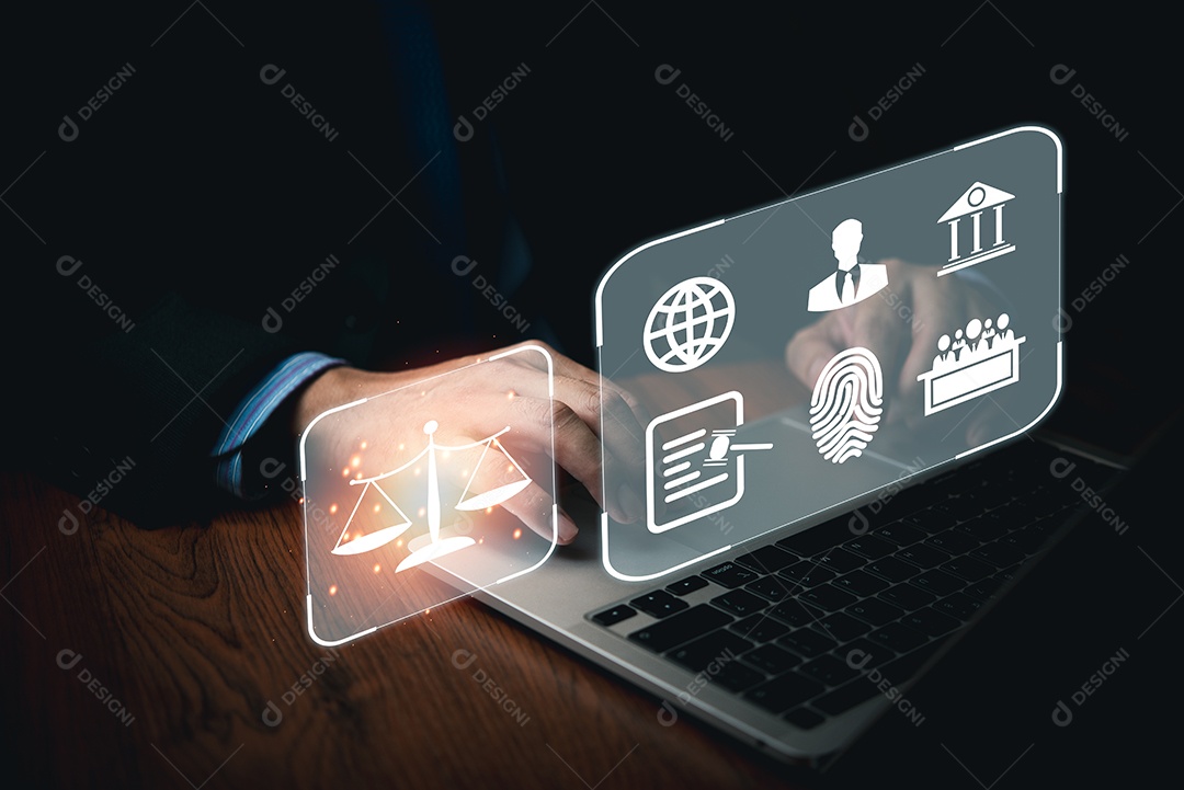 Empresário em um escritório