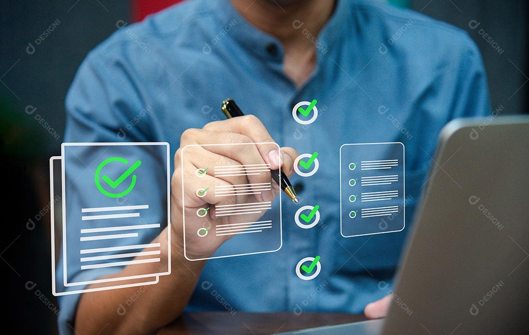 Empresário em um escritório