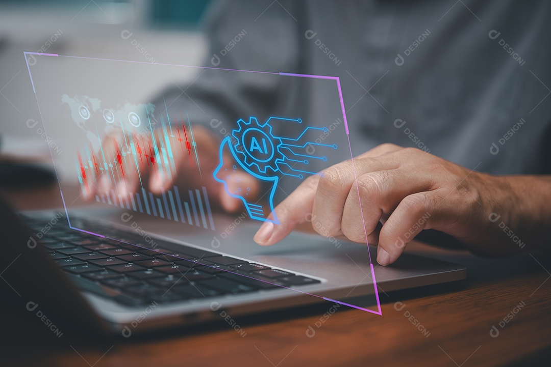 Empresário em um escritório