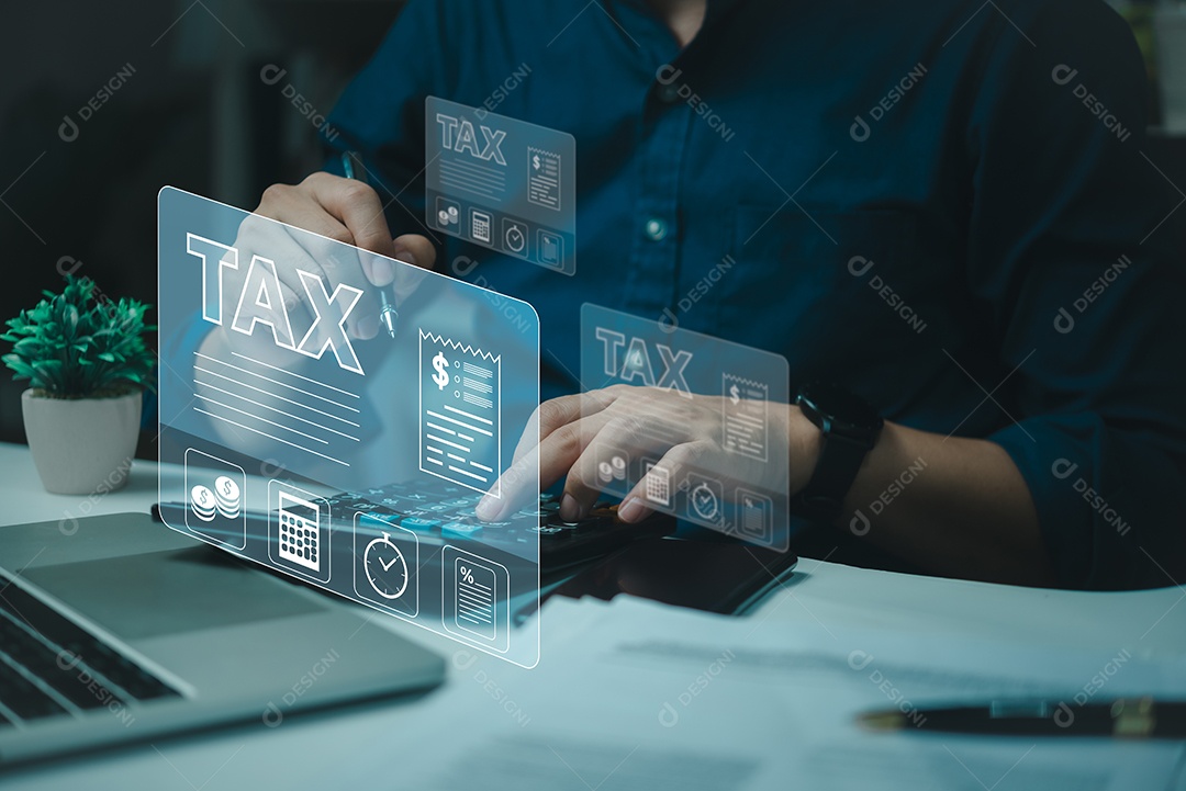 Empresário em um escritório