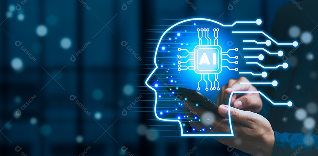 Empresário em um escritório