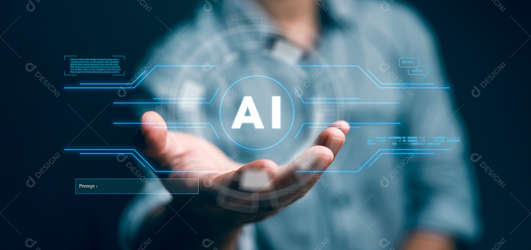 Empresário em um escritório