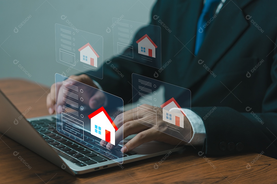 Empresário em um escritório