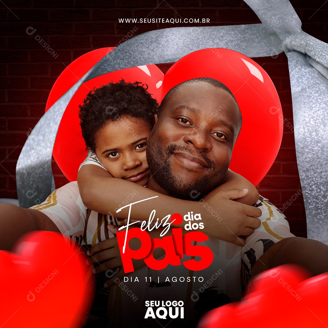 Father's Day August 11th Social Media PSD Editable