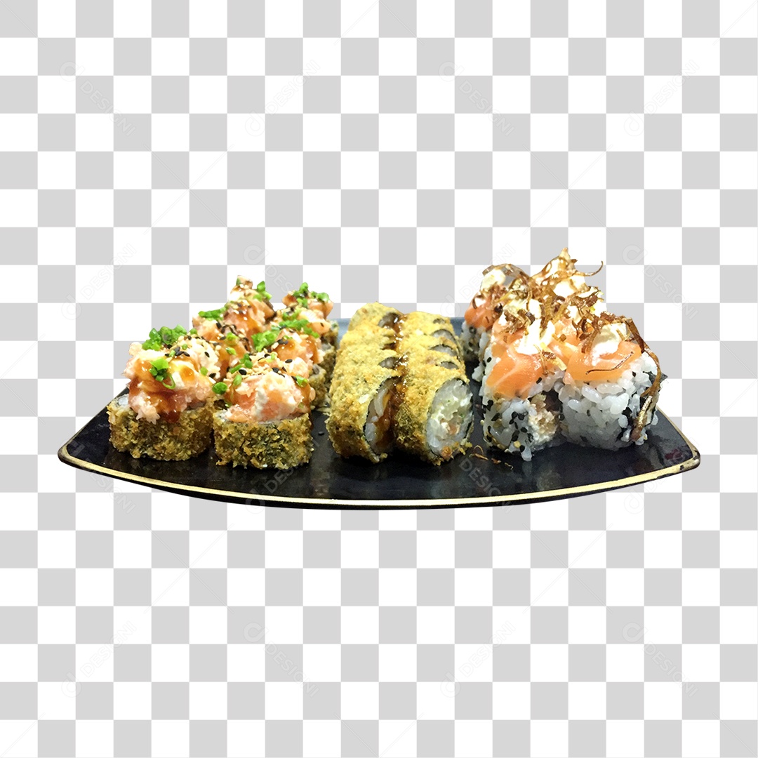 Porção Sushi PNG Transparente