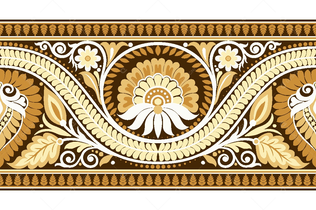 Padrão de Tapete Ilustração Vetor EPS