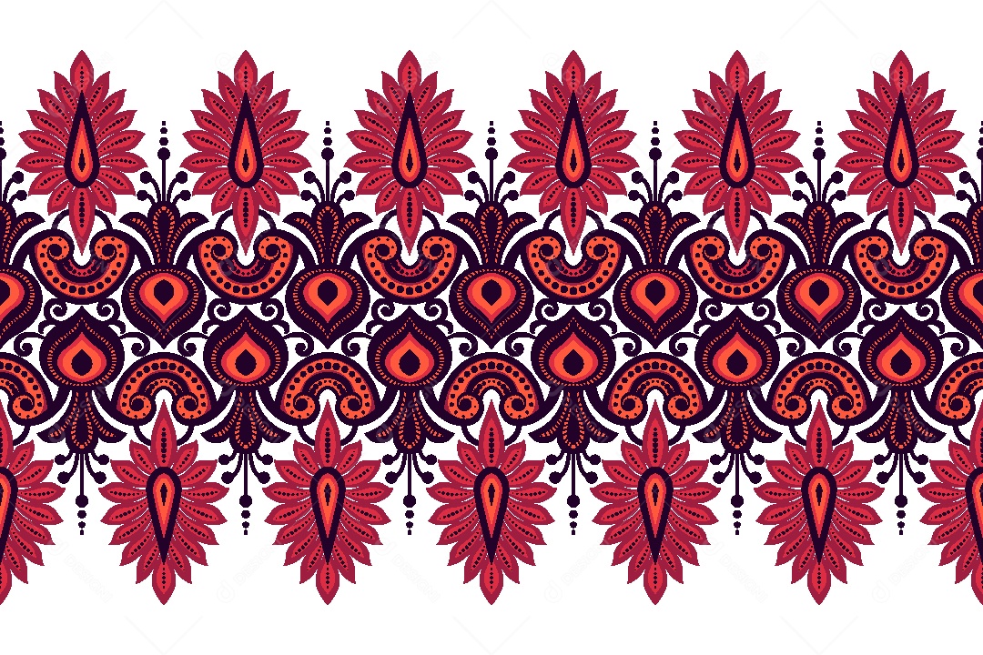 Padrão de Tapete Ilustração Vetor EPS