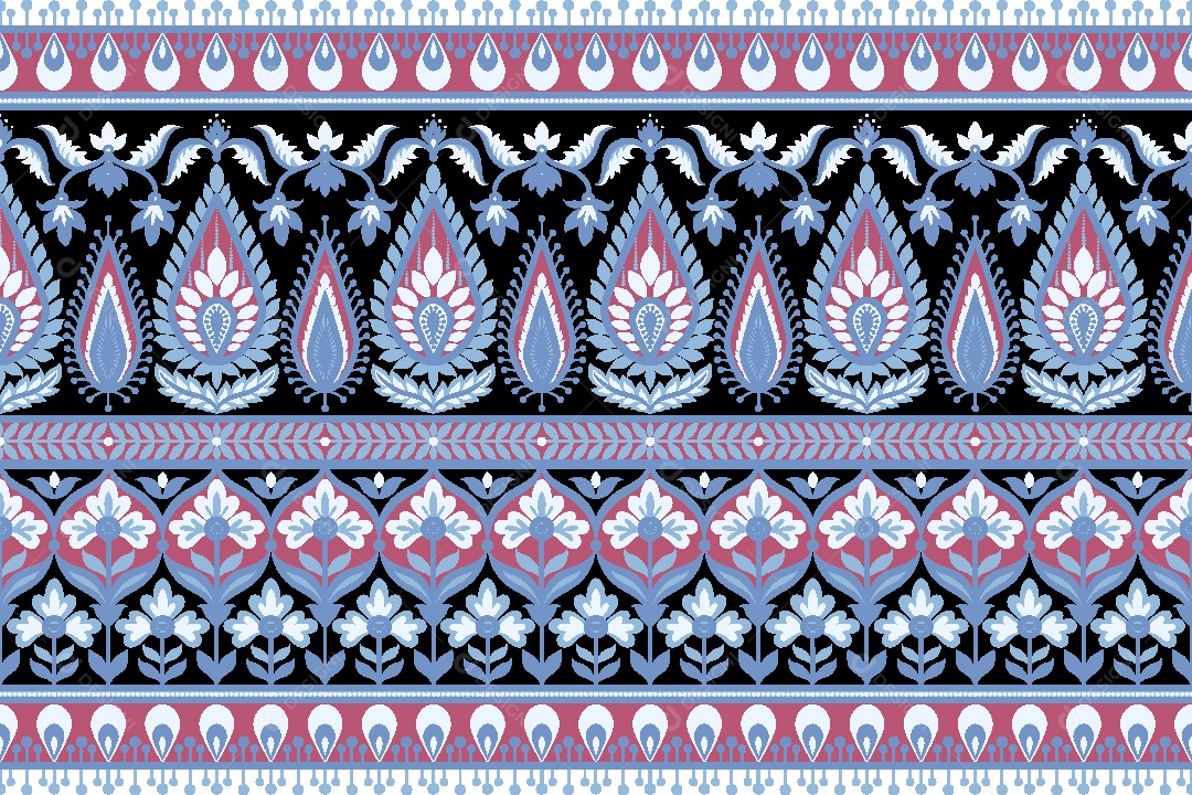 Padrão de Tapete Ilustração Vetor EPS