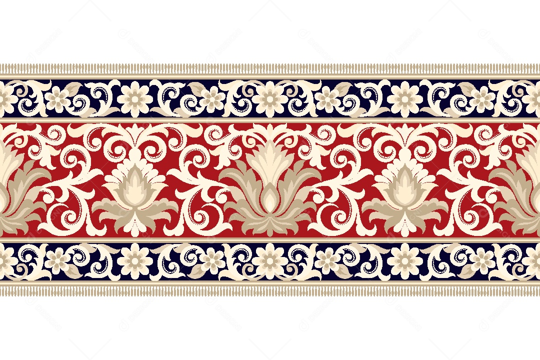 Padrão de Tapete Ilustração Vetor EPS