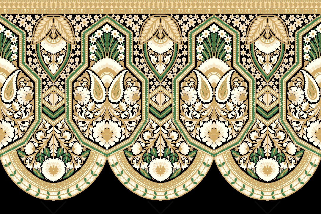 Padrão de Tapete Ilustração Vetor EPS