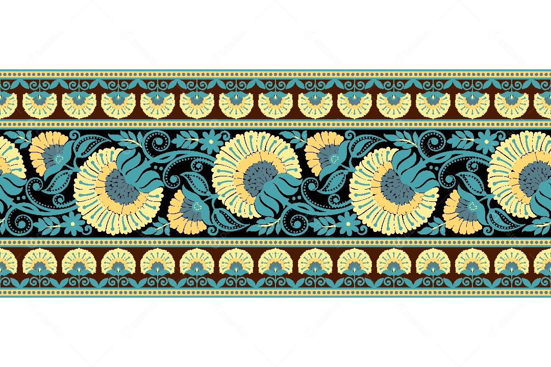 Padrão de Tapete Ilustração Vetor EPS