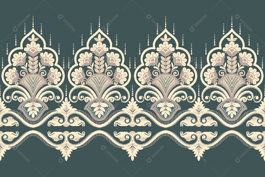 Padrão de Tapete Ilustração Vetor EPS