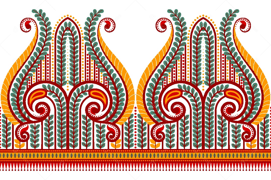 Padrão de Tapete Ilustração Vetor EPS