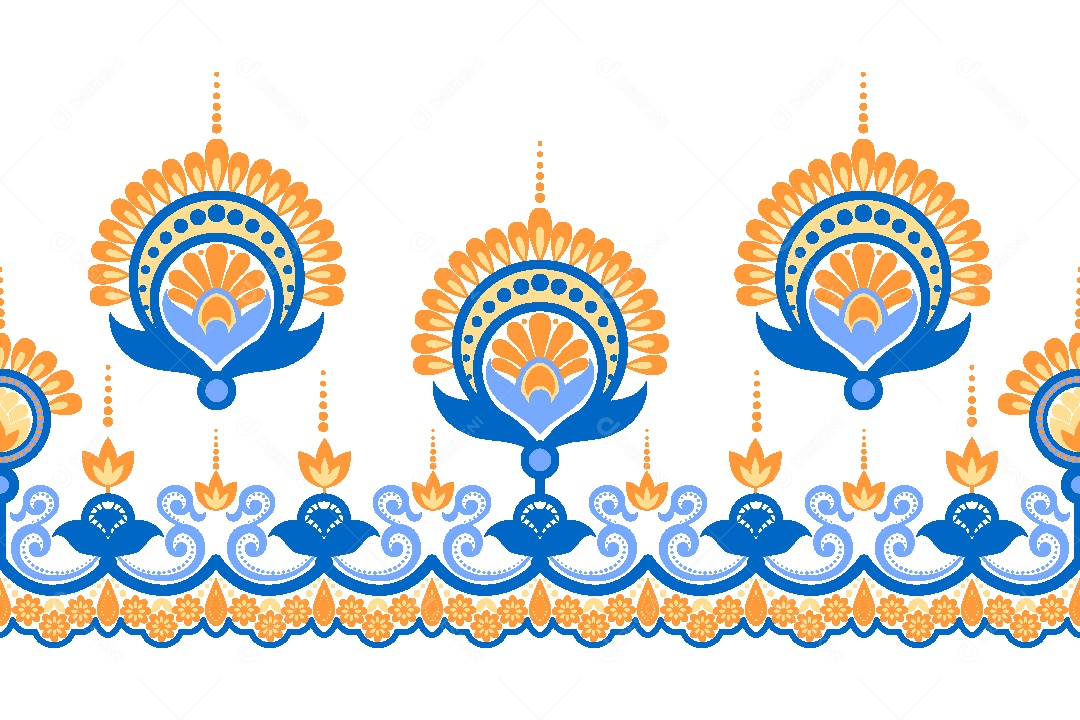 Padrão de Tapete Ilustração Vetor EPS