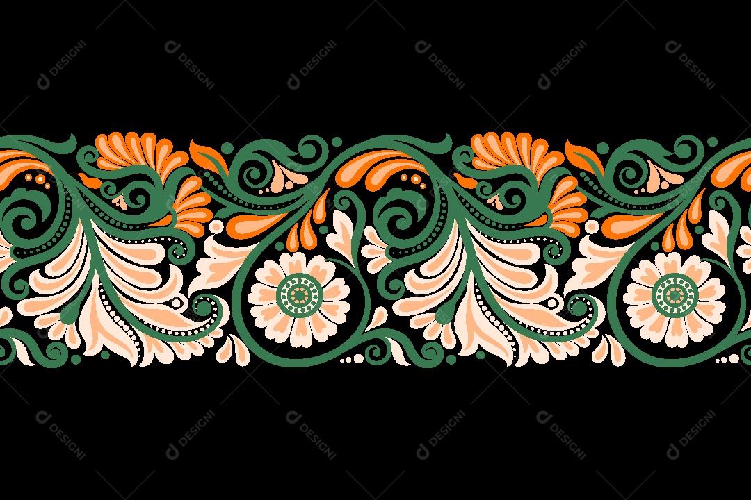 Padrão de Tapete Ilustração Vetor EPS