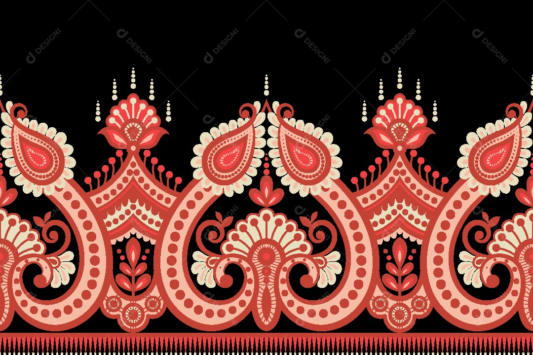 Padrão de Tapete Ilustração Vetor EPS