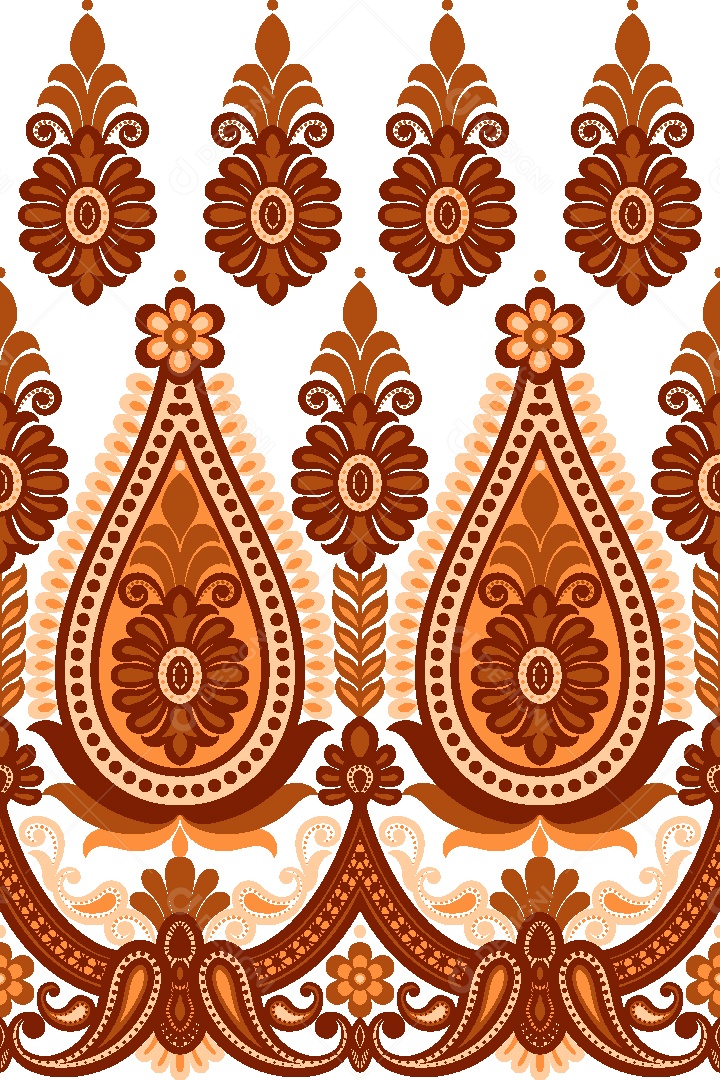 Padrão de Tapete Ilustração Vetor EPS