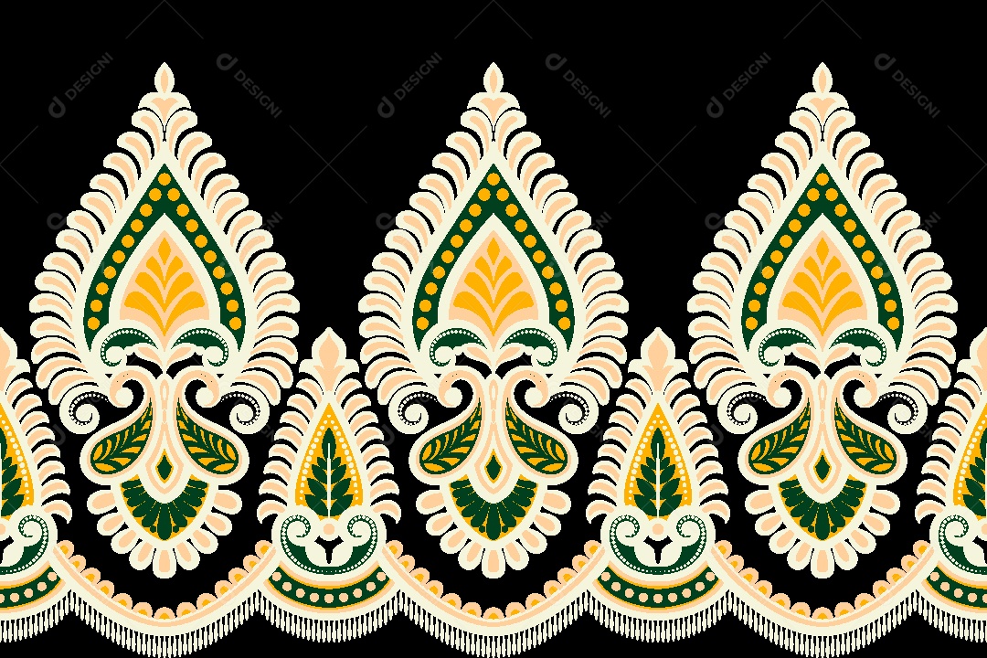 Padrão de Tapete Ilustração Vetor EPS