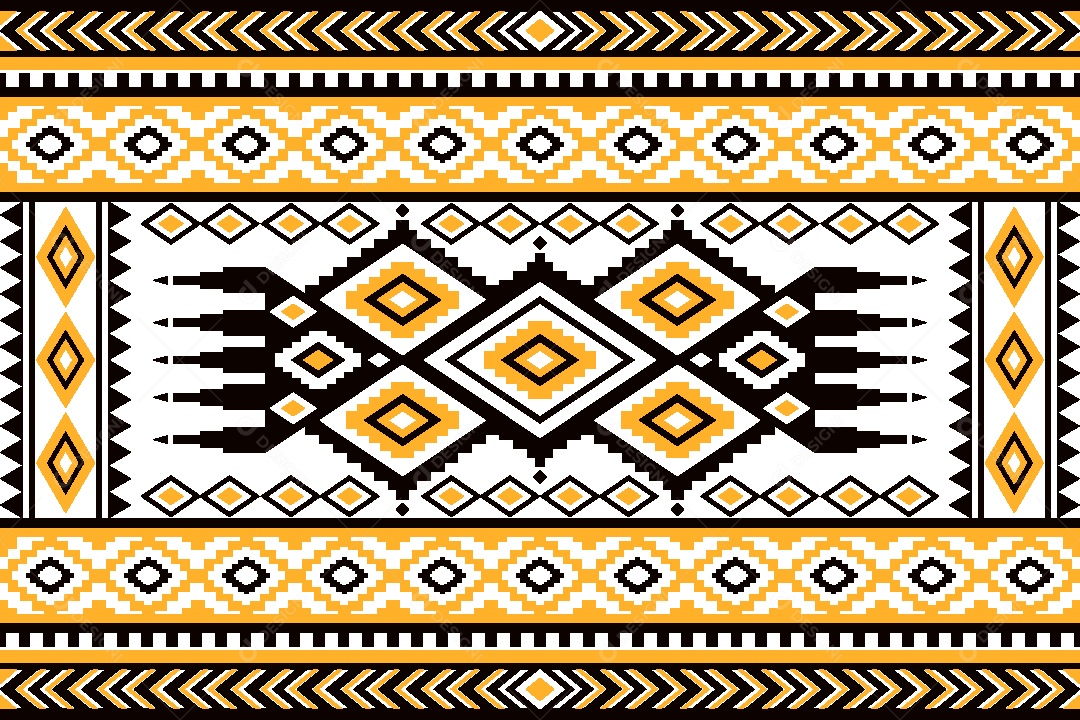 Padrão de Tapete Ilustração Vetor EPS