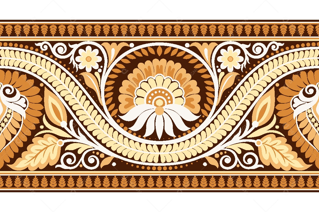 Padrão de Tapete Ilustração Vetor EPS