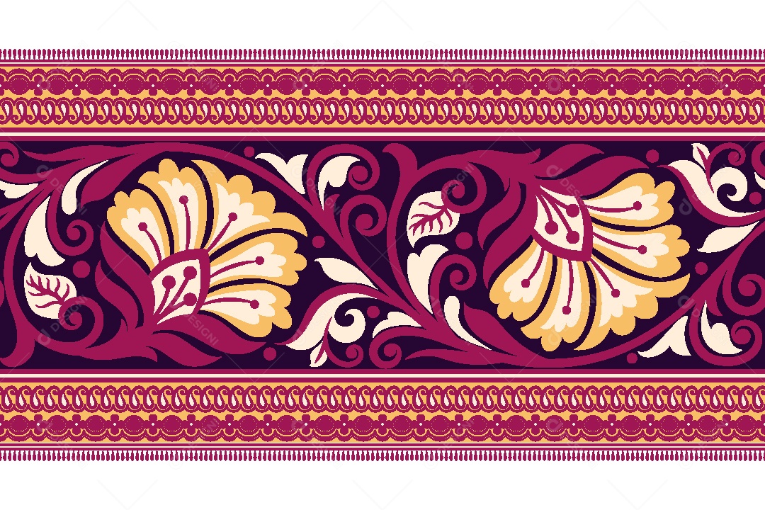 Padrão de Tapete Ilustração Vetor EPS