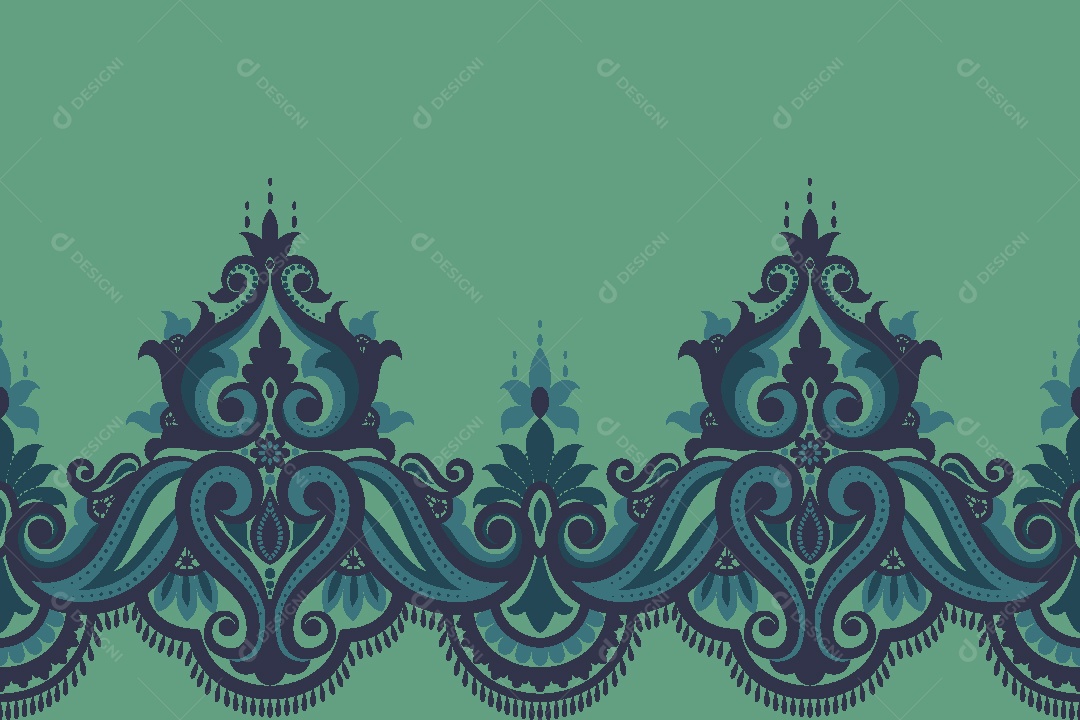 Padrão de Tapete Ilustração Vetor EPS