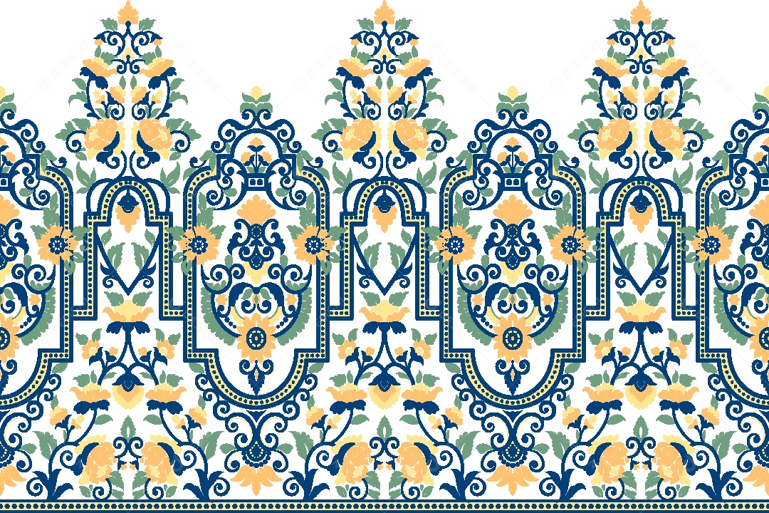 Padrão de Tapete Ilustração Vetor EPS