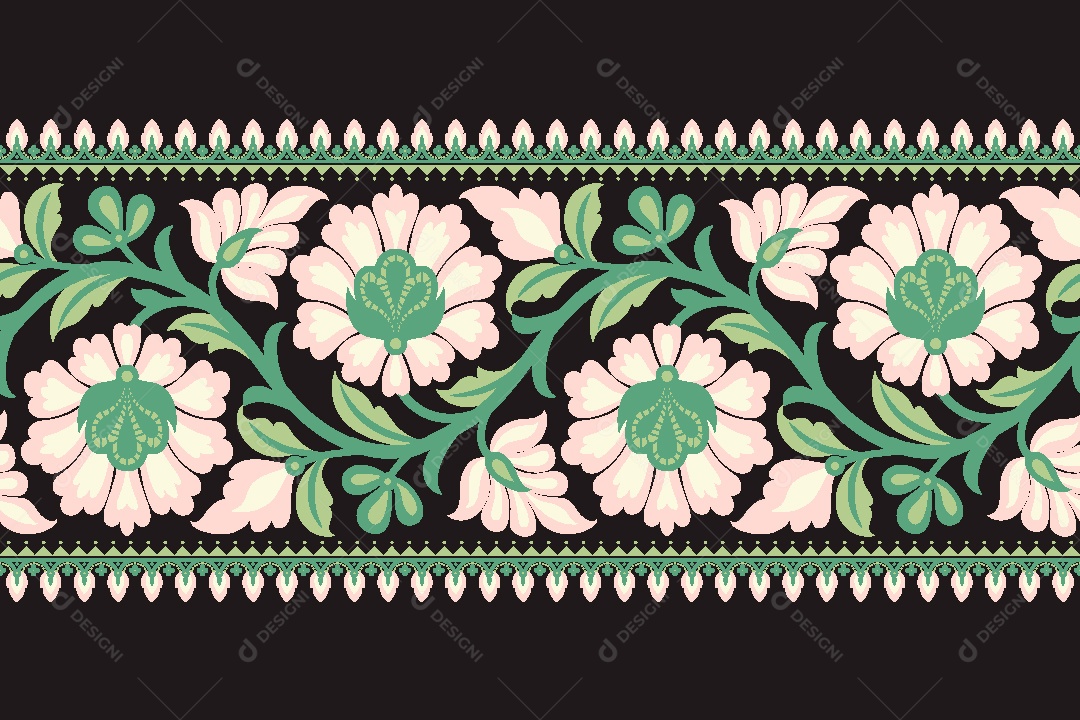 Padrão de Tapete Ilustração Vetor EPS