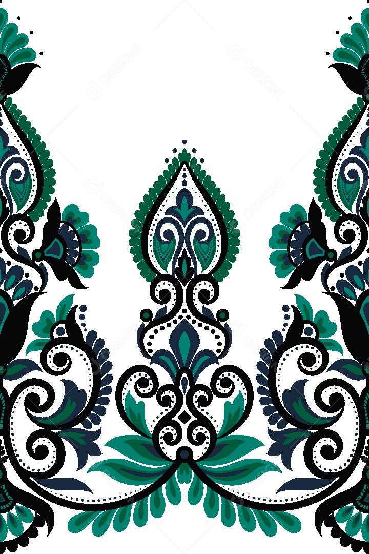 Padrão de Tapete Ilustração Vetor EPS