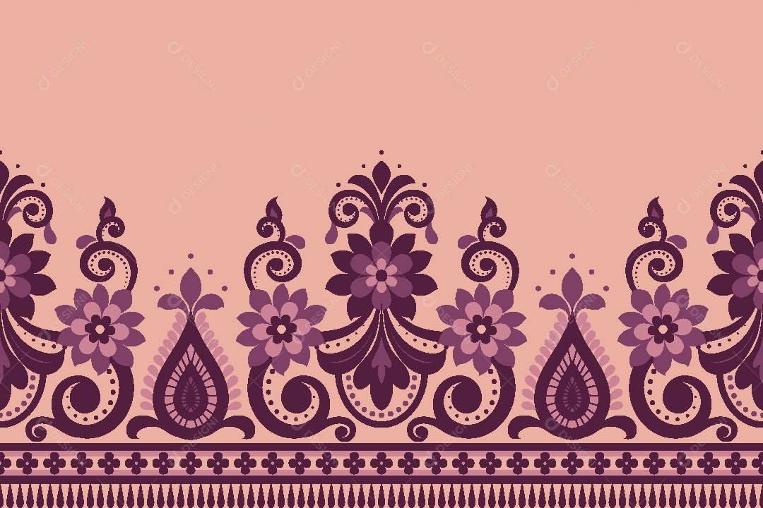 Padrão de Tapete Ilustração Vetor EPS