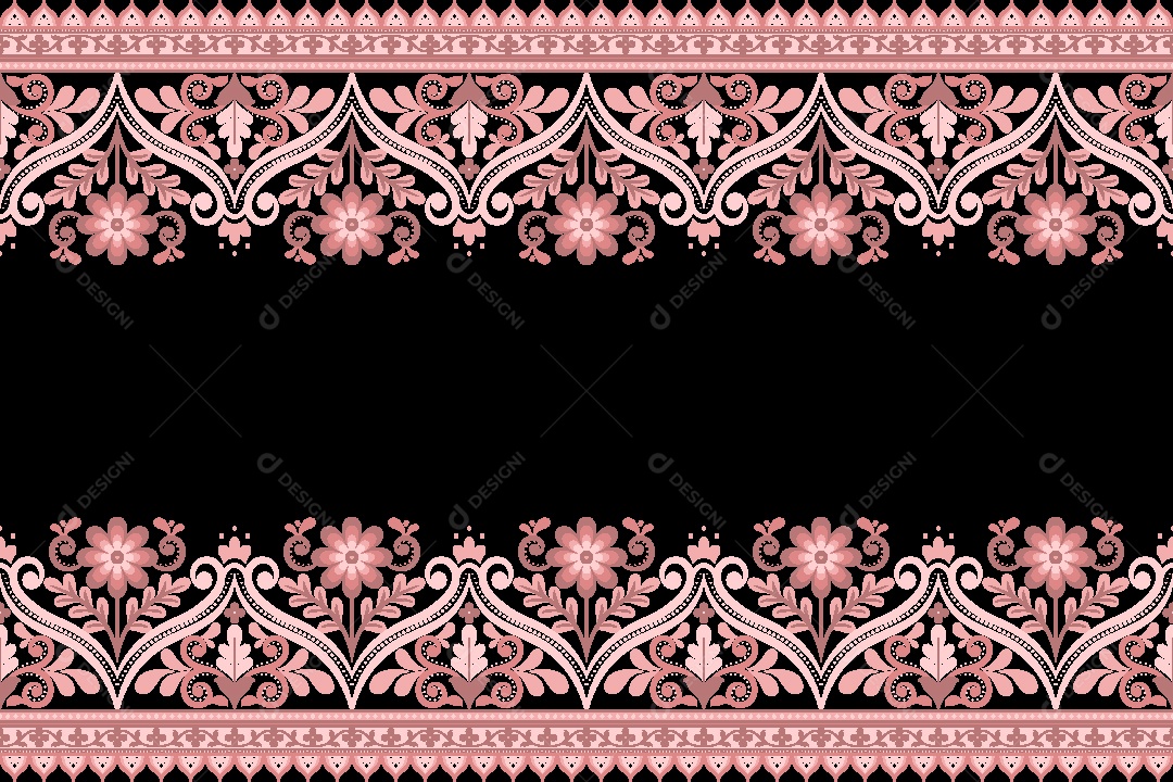 Padrão Étnico Ilustração Vetor EPS