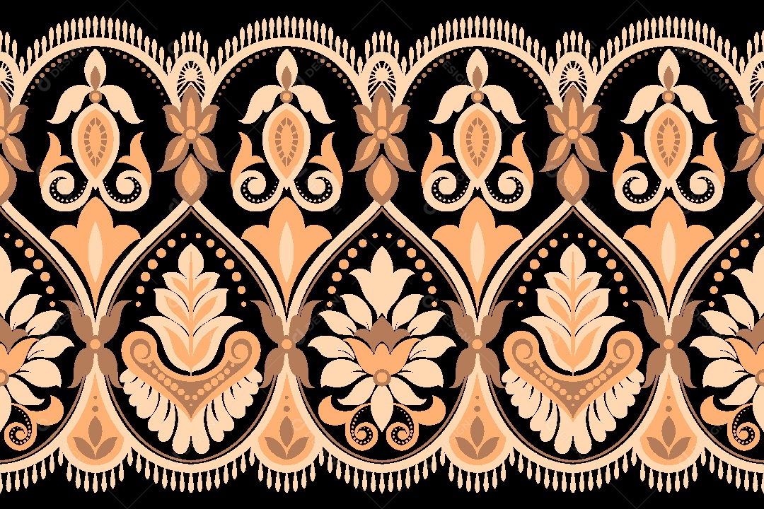 Padrão de Tapete Ilustração Vetor EPS