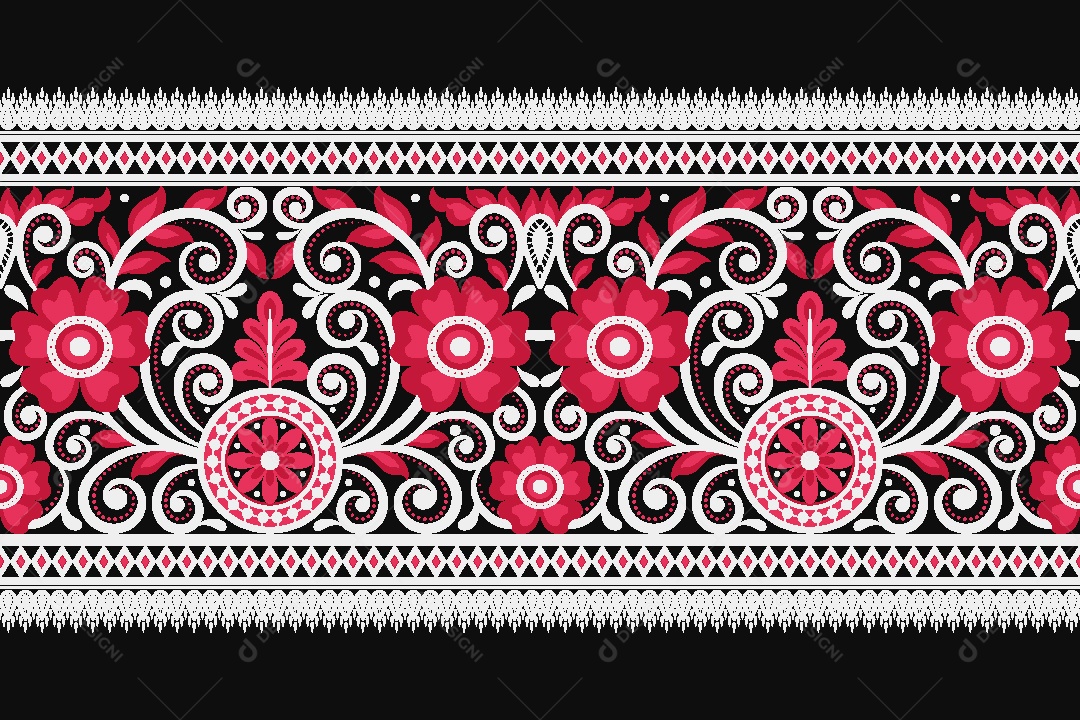 Padrão de Tapete Ilustração Vetor EPS