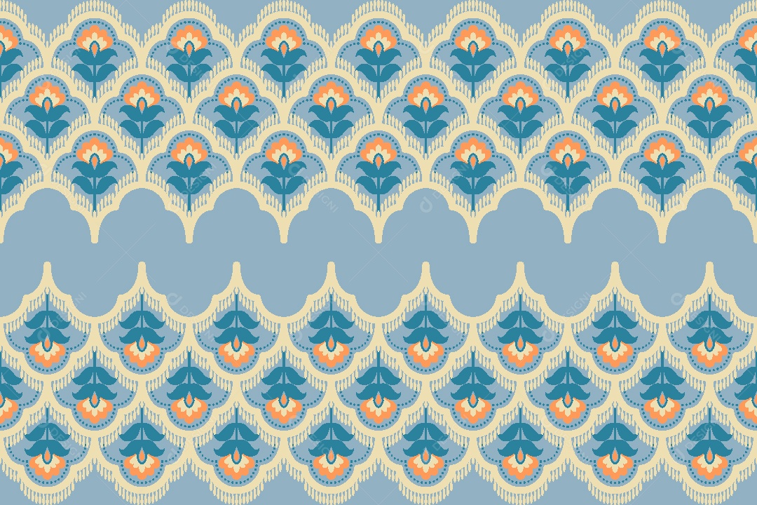 Padrão de Tapete Ilustração Vetor EPS