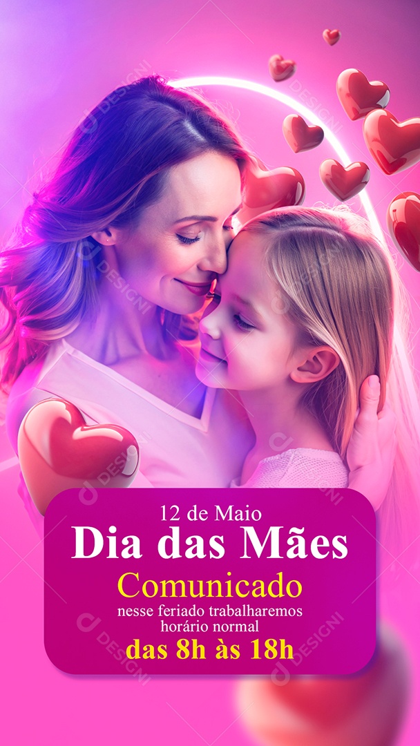 Social Media Dia das Mães PSD Editável