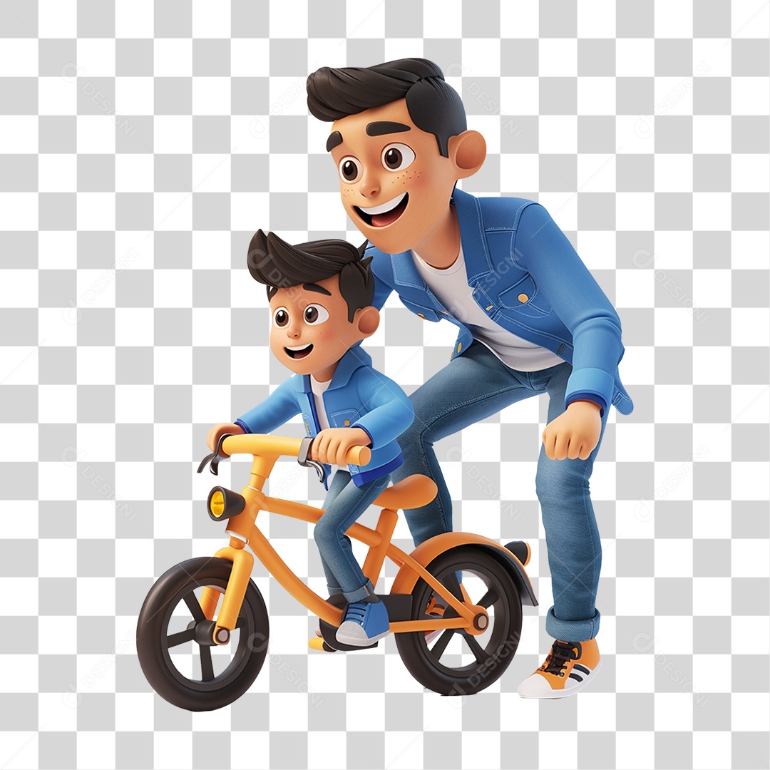 Pai e Filho PNG Transparente