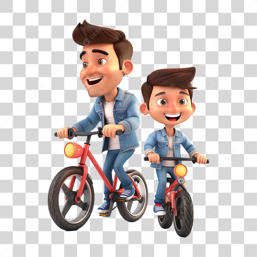 Pai e Filho PNG Transparente